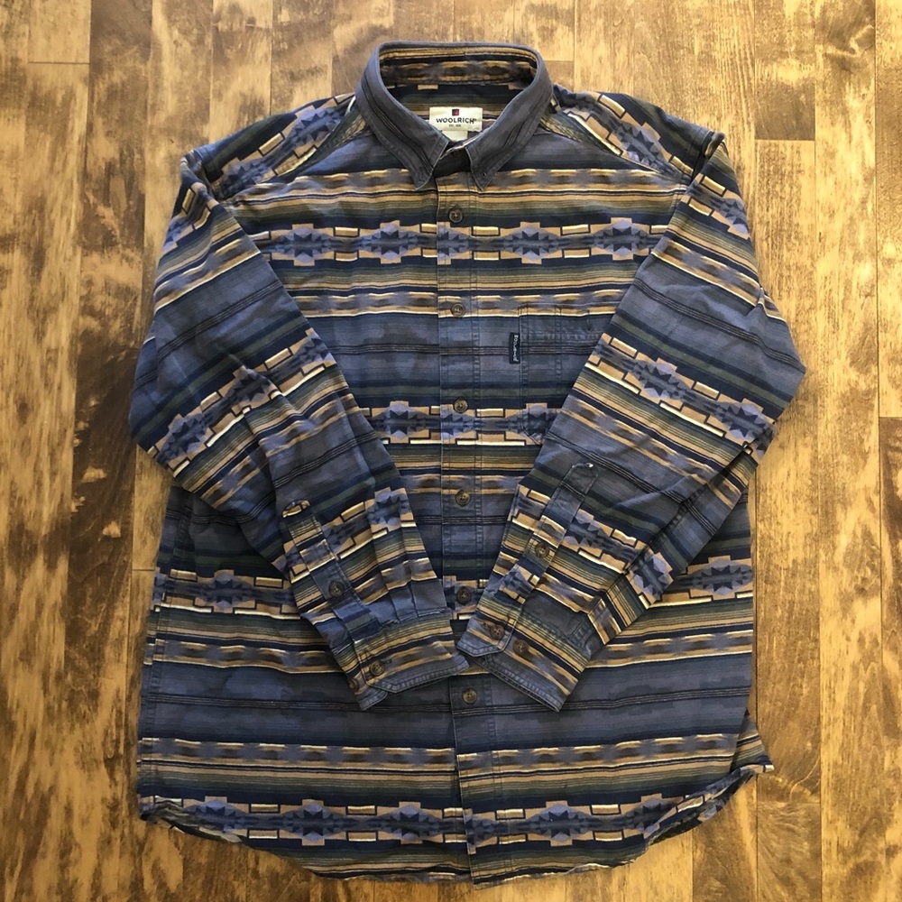 Woolrich Aztec Pattern Shirt (Medium) - image 1